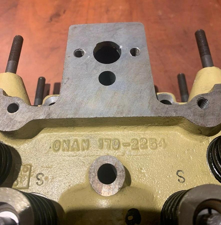 New Genuine OEM Onan RJC Cylinder Head Assembly | P/N: 110-1416 / 0110-1416