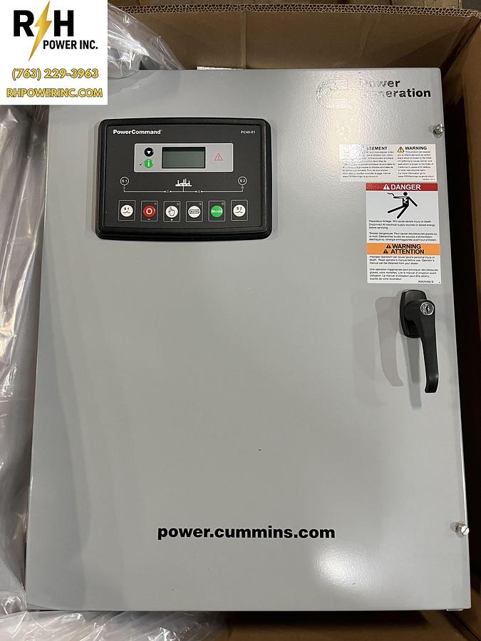 New 70 Amp 208VAC Cummins OTECA Spec. B Automatic Transfer Switch - S/N: H23M257530
