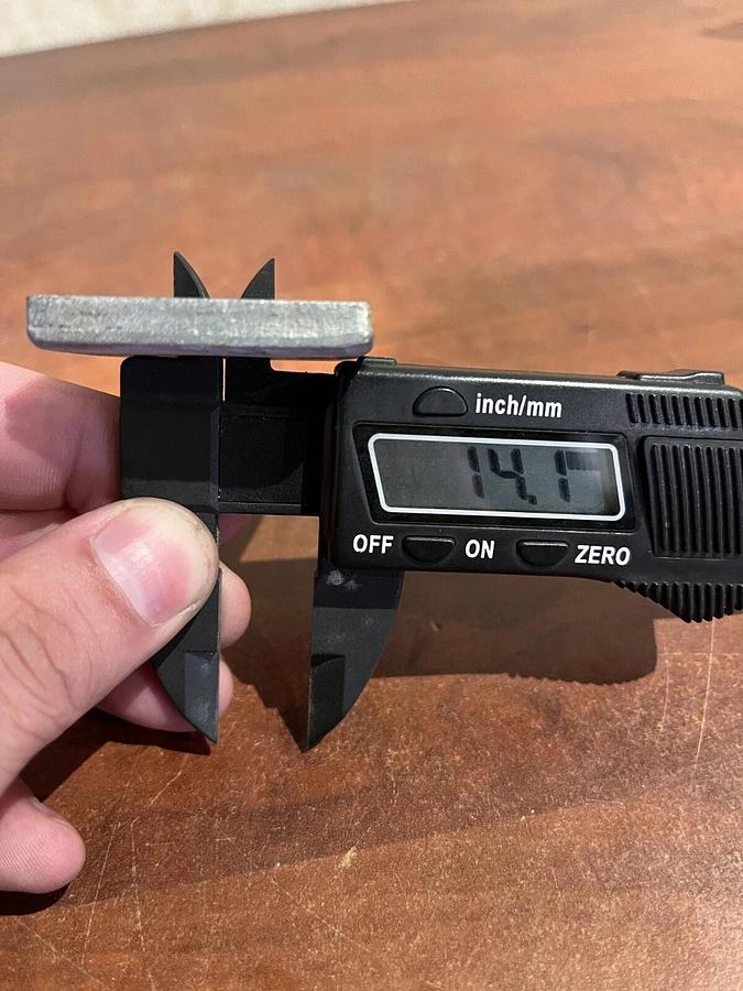 (10-Pack) B-Line B202 Square Washer - 9/16" Hole 1/2" Bolt