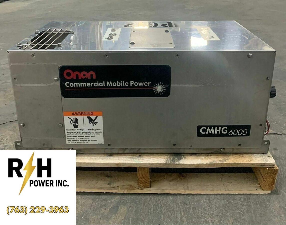 Used Used 6kW Cummins Onan Hydraulic Generator 120/240V 6RBAA-2282A | S/N: I010286026