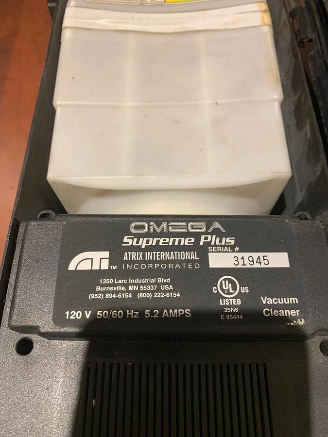 Used Atrix Omega Supreme Plus Vacuum Cleaner