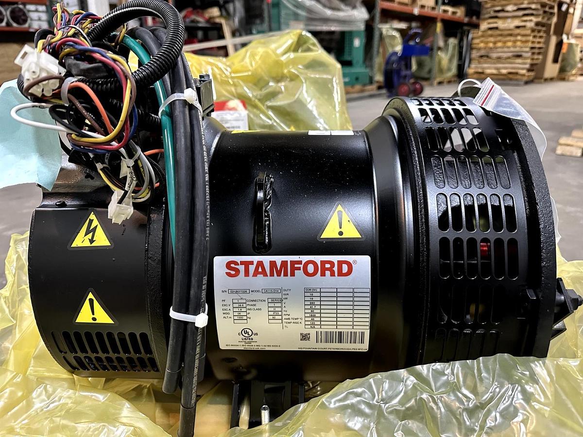 Used Cummins Stamford 10kW CA115-D14 Alternator Gen-End I PN: A045L960