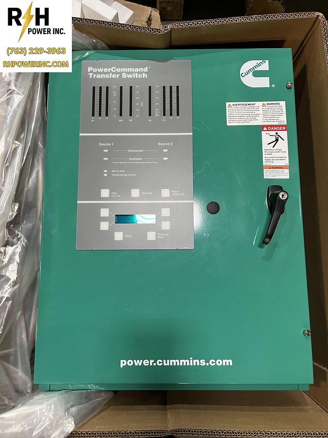 125A | 480V | Cummins OTPCA Automatic Transfer Switch | Spec. A | s/n B22M047850