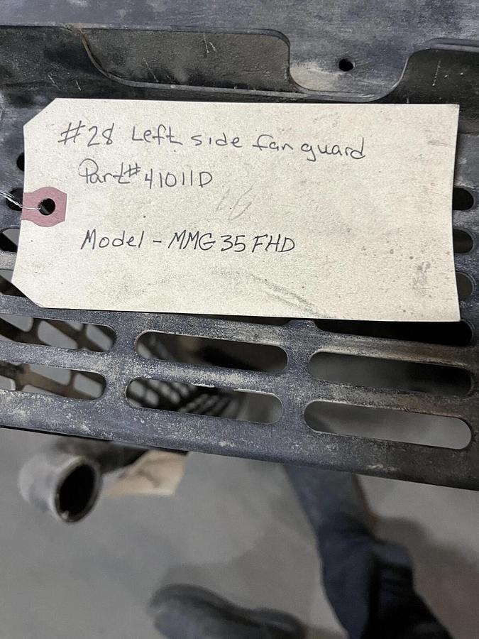 Used Used Magnum Radiator from MMG35FHD with Shroud, Fan Guards & Lower Hose