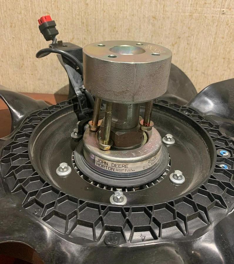 New John Deere 4045HFG93 Electric Blower Fan Assy. | RE545612 RE54617 RE544254