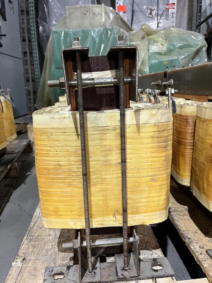 Used Simplex 75kvar 480V Load Reactor taken from 1575kVAR Reactive Load Bank