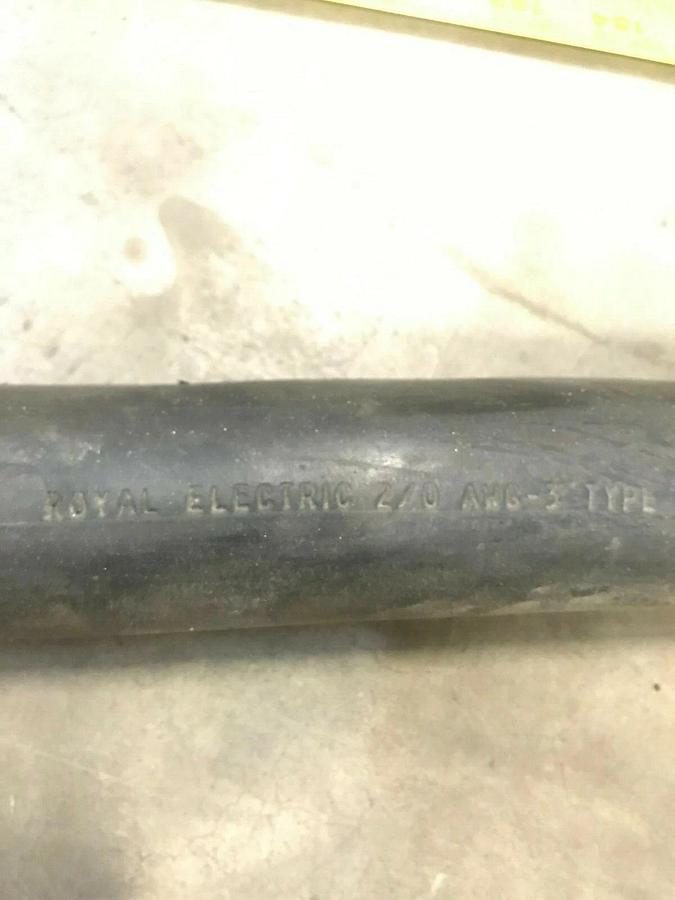 Used 40' 2/0 AWG 4 Conductor Meltric DS 200 Amp 3 Phase 480V Wire Cable