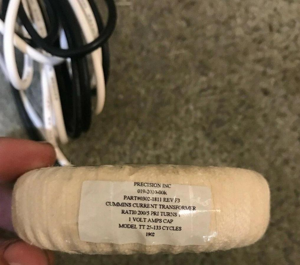 Used Cummins Current Transformer CT | P/N: 0302-1811 019-2010-00R OPTC