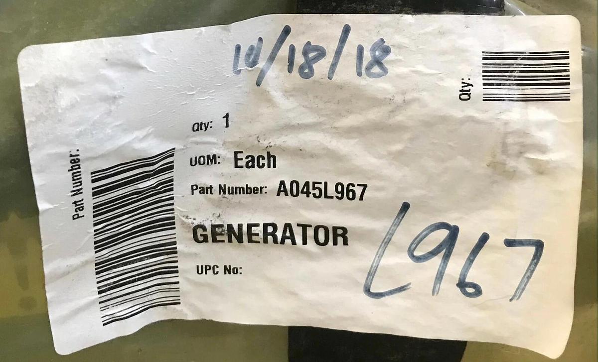 Used New 41kW Stamford Alternator CA125-L14 208V 3PH | P/N: A045L967 C60D6 C50D6