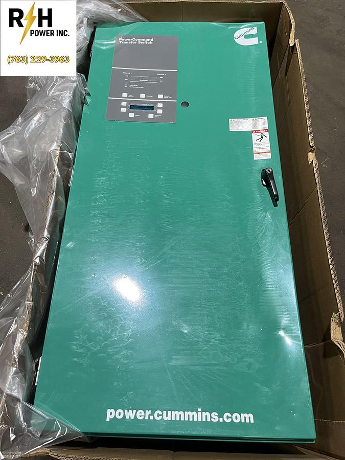 New 400 Amp 480 VAC Cummins OTPCC Spec. A Automatic Transfer Switch - S/N: C20M743814