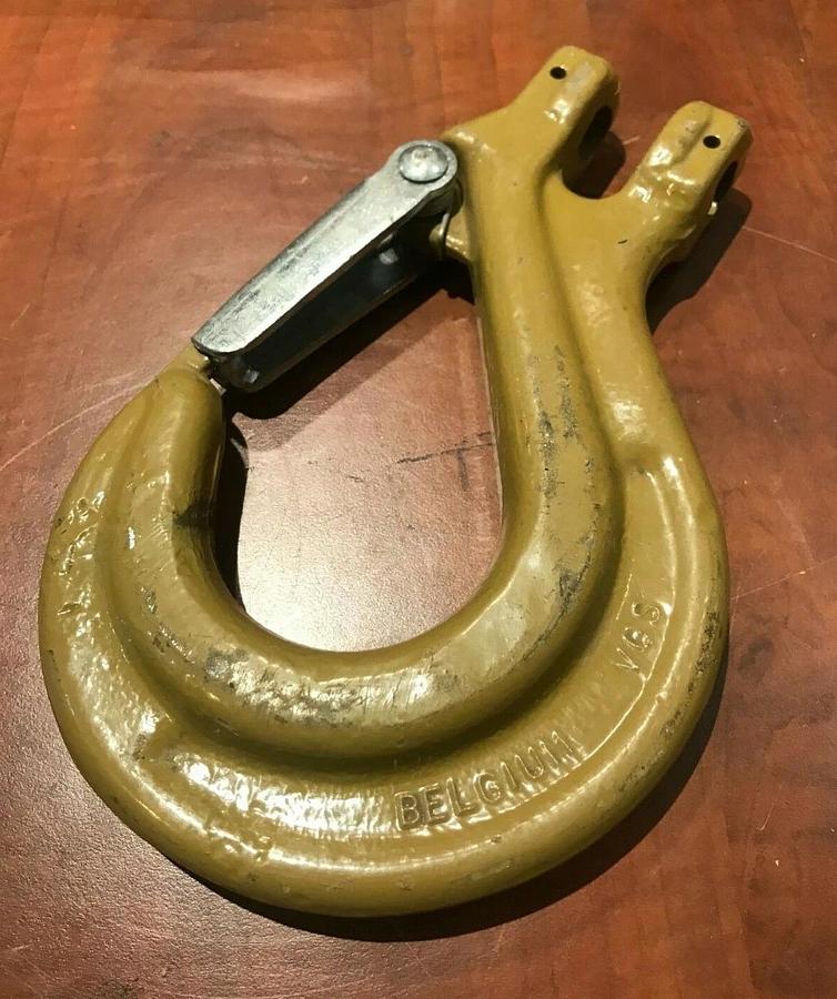 New Crosby 5/8" Latching Grab Hook | Belgium Heavy Duty Rigging Lifting