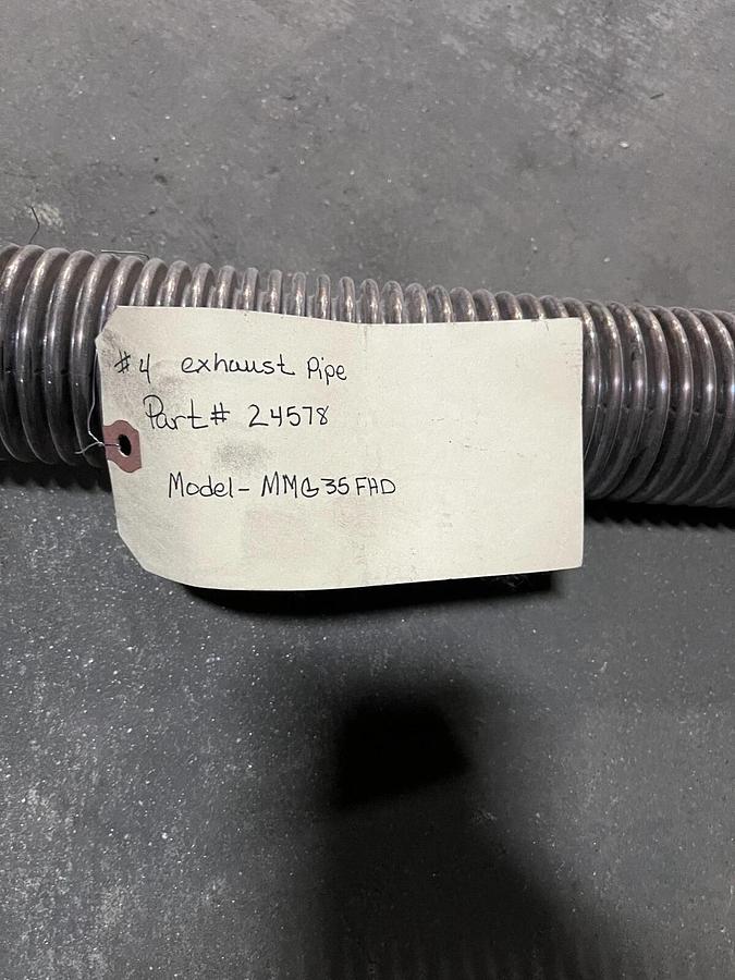 Used Used Exhaust Pipe from MMG35FHD - P/N: 24578