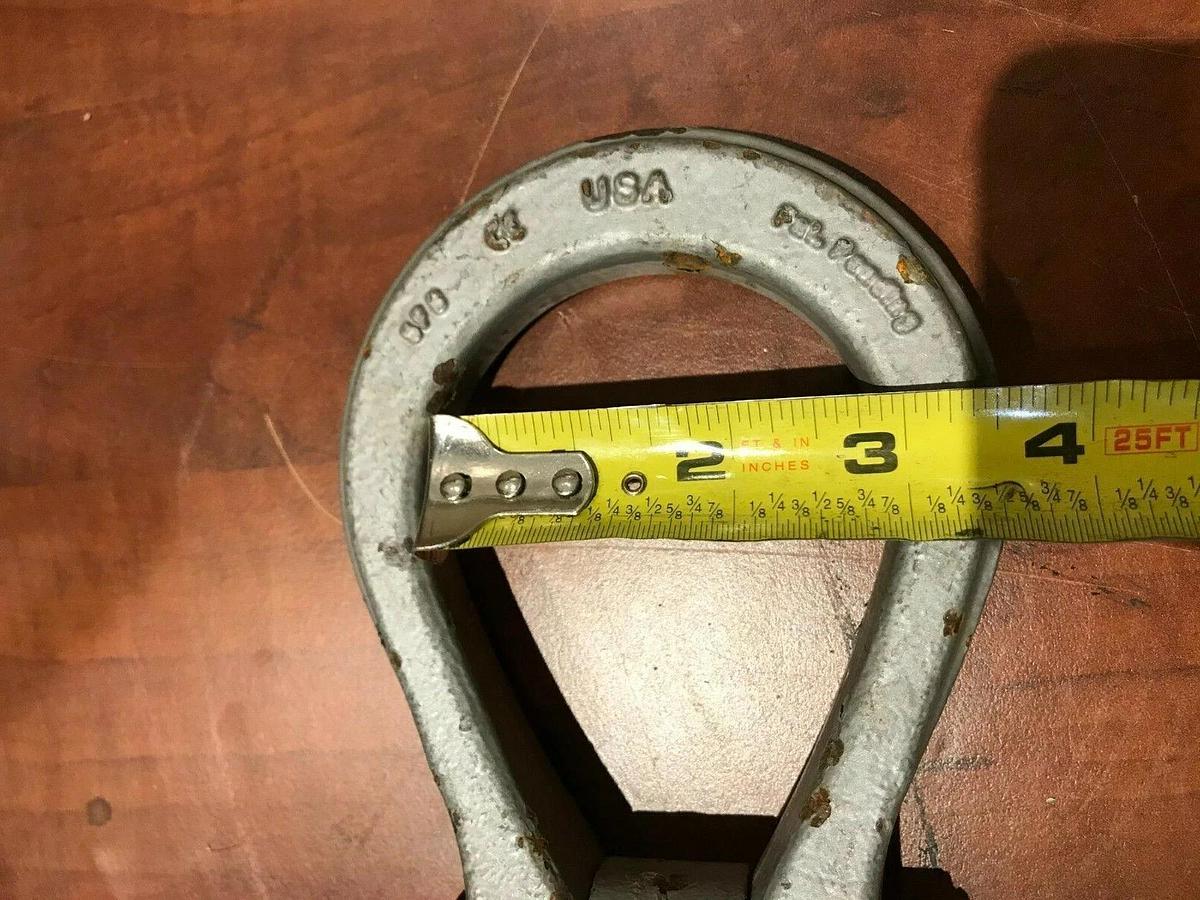 New Crosby A-1361 Eliminator 1/4" Single Grab Hook | 4,300 lbs. 1049797 GR 100