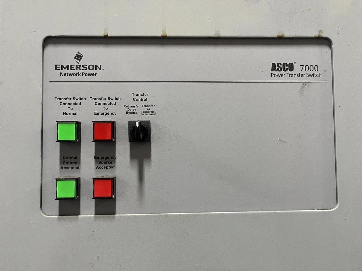 Used New 600 Amp 480V ASCO J07AUSA30600N5XC Automatic Transfer Switch - S/N: 582714WE