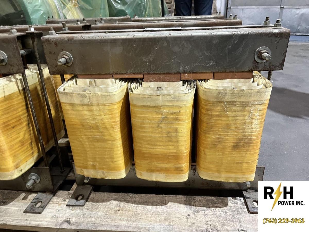 Used Simplex 75kvar 480V Load Reactor taken from 1575kVAR Reactive Load Bank