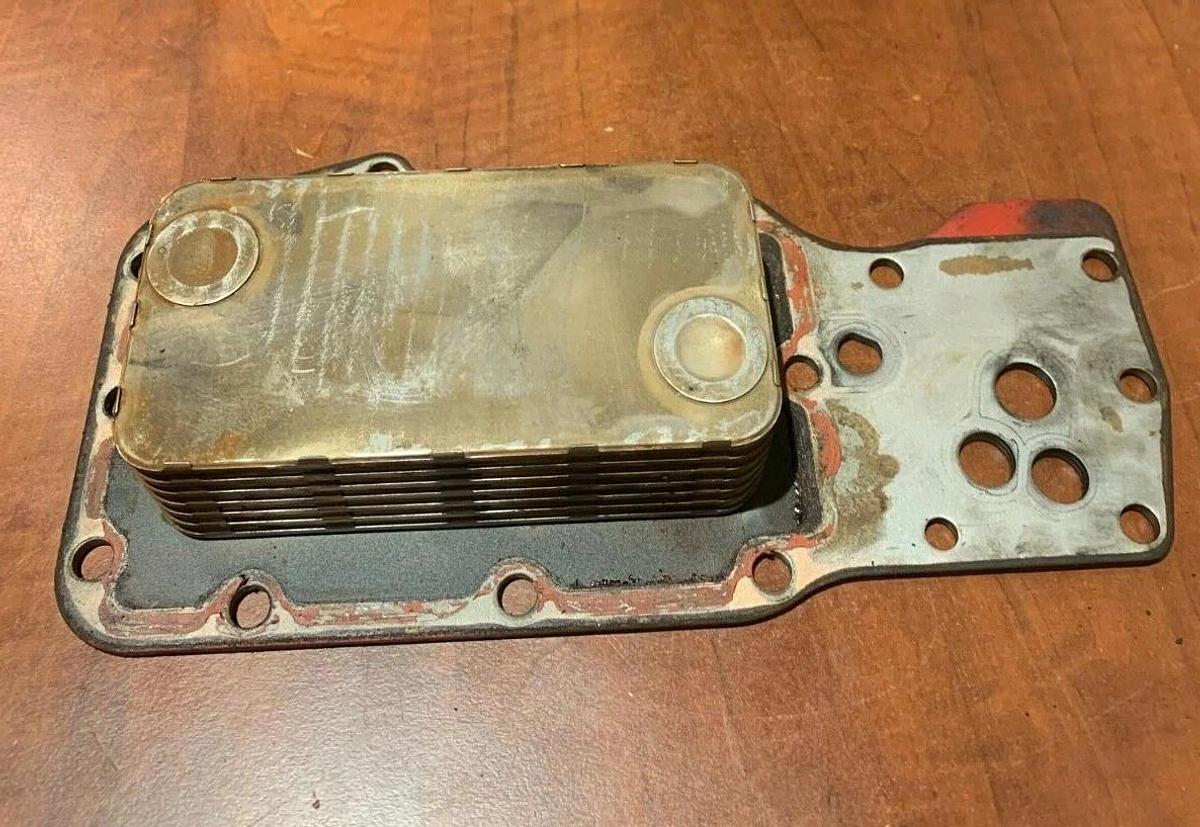 Used Used Genuine OEM Cummins Oil Cooler Core C100D6R QSB5 4.5L | P/N: 3959031