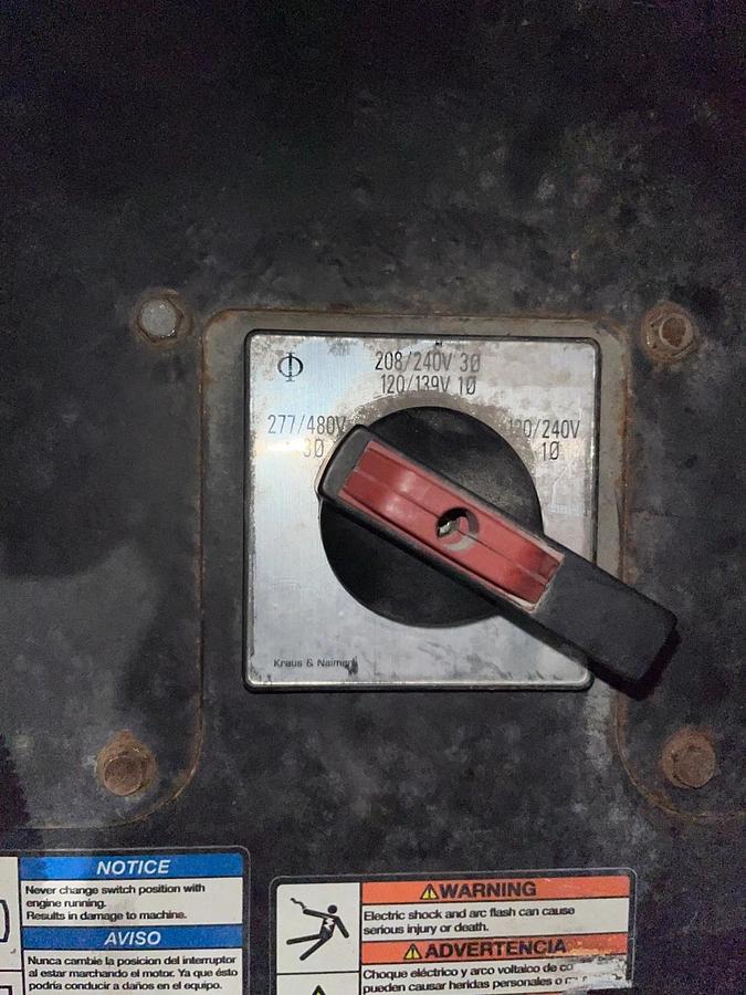 Used 70kva Wacker Neuson G70 Mobile Diesel Generator - S/N: 24445446