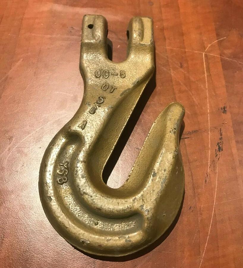 New Crosby 5/8" Clevis Grab Hook Grade 80 | 18,100 Lbs. WLL A-338 1027695