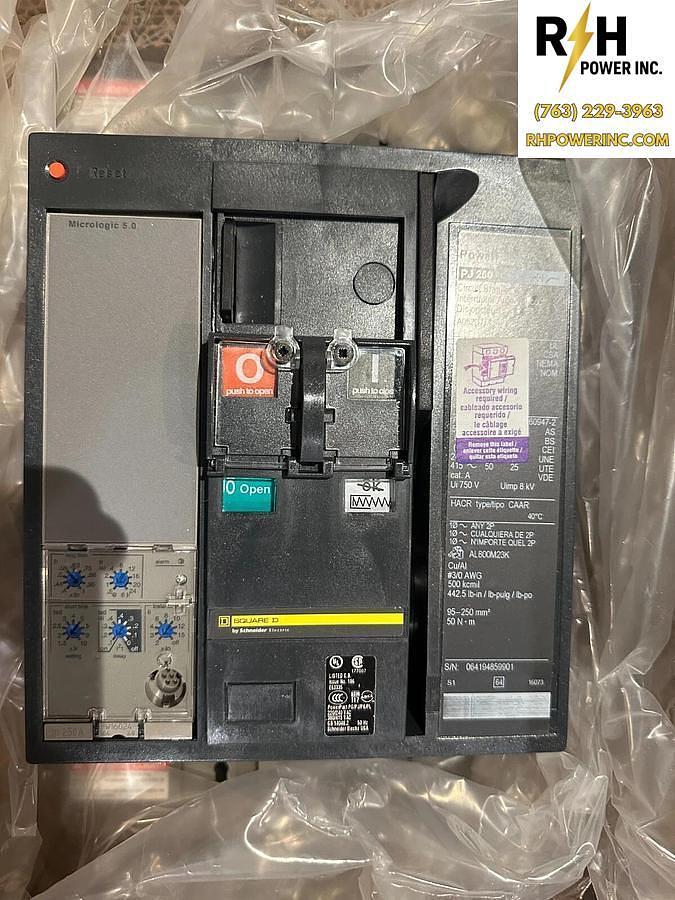 Square D PowerPact PJ250 Powered Breaker I Cummins P/N: A052D771