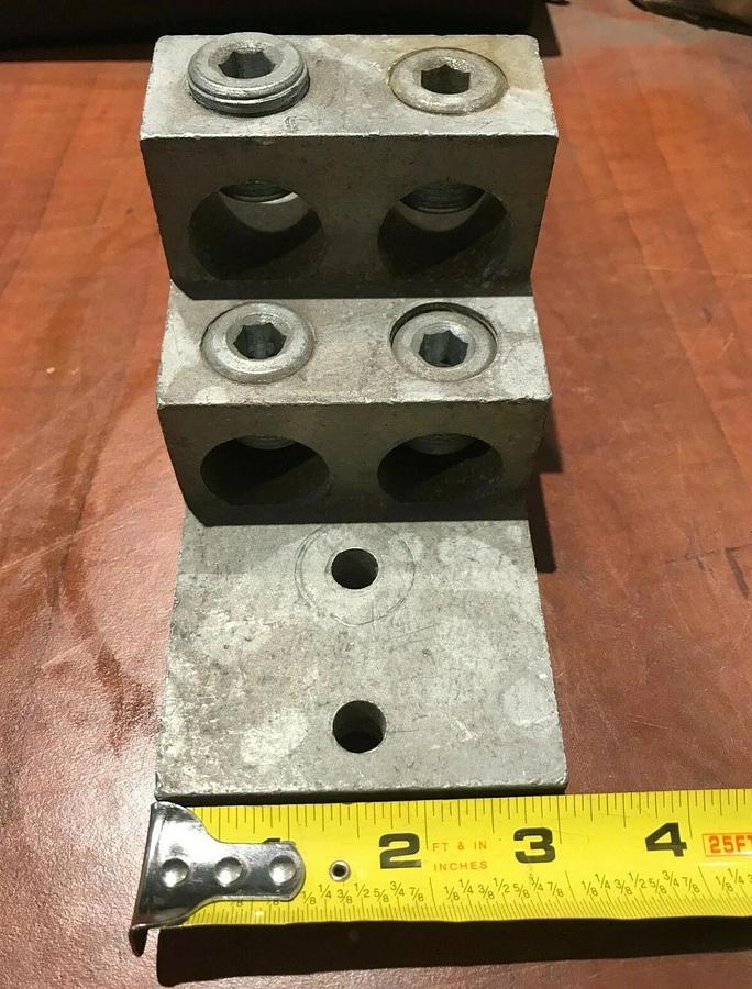 Used Used Aluminum Mechanical Lug 2 Hole 4 Barrel 2 Step