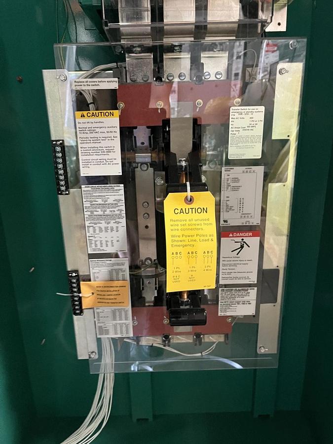 Used 400 Amp Cummins OTECSEC Spec. A Automatic Transfer Switch - S/N: H21M965465