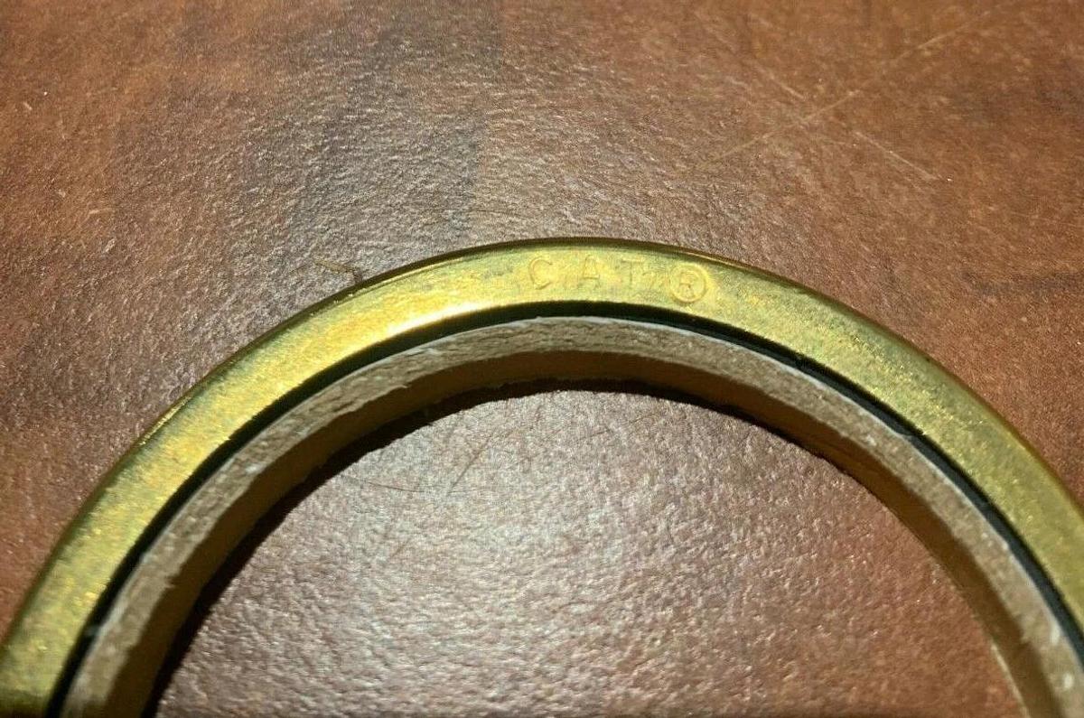 Used New Genuine OEM CAT Caterpillar PTFE Lip Seal P/N: 3S-9643 (2 Pack)