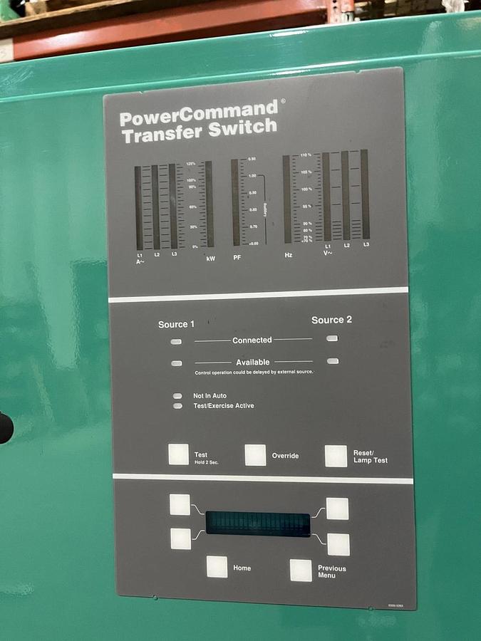 Used New 225 Amp 480VAC Cummins BTPCB Automatic Transfer Switch - S/N: F19M577949