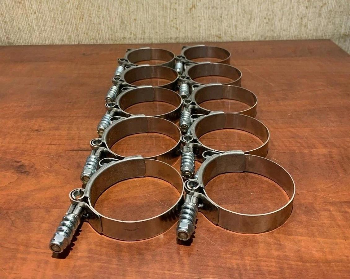 Used (10 Pack) Breeze 2.5" T-Bolt Hose Clamp | Cummins P/N: A034C656 (USA Made)