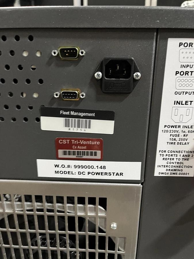 Used Simplex 500 Amp 48V DC Powerstar500 24kW Forced Air-Cooled Resistive Load Bank