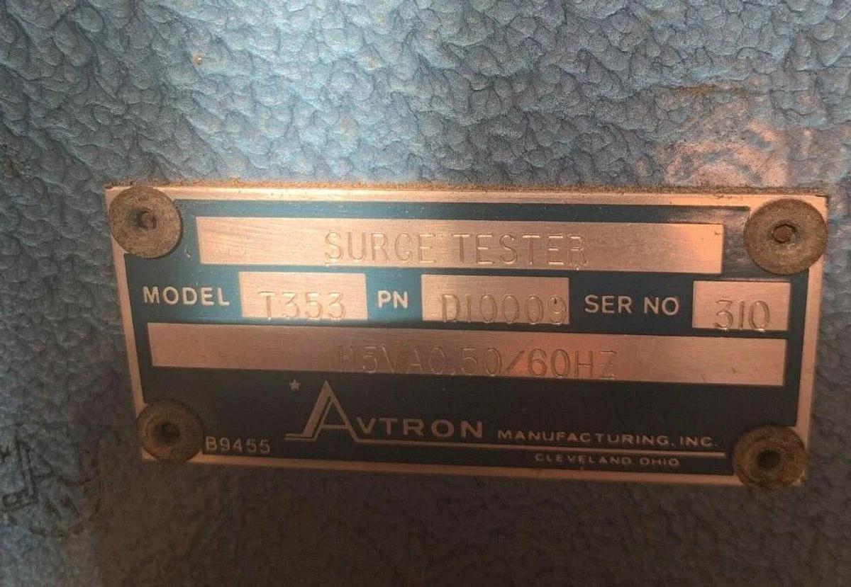 Used Avtron T353 Surge Tester | S/N: 310
