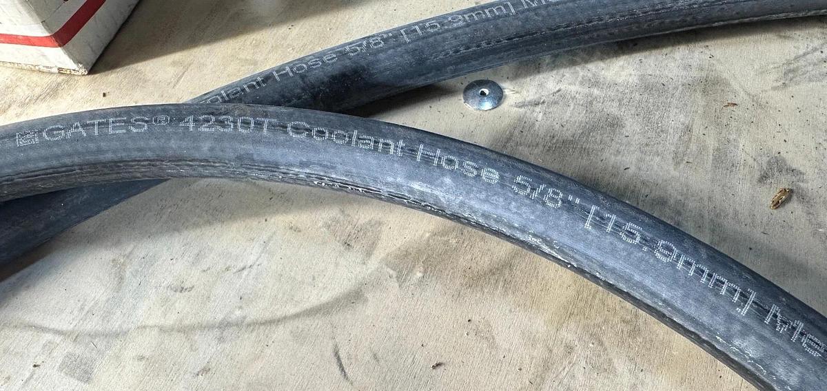 Used (8 Feet) 5/8" ID Gates 4230T Coolant Heater Hose | Cummins P/N: 0503-2293-08