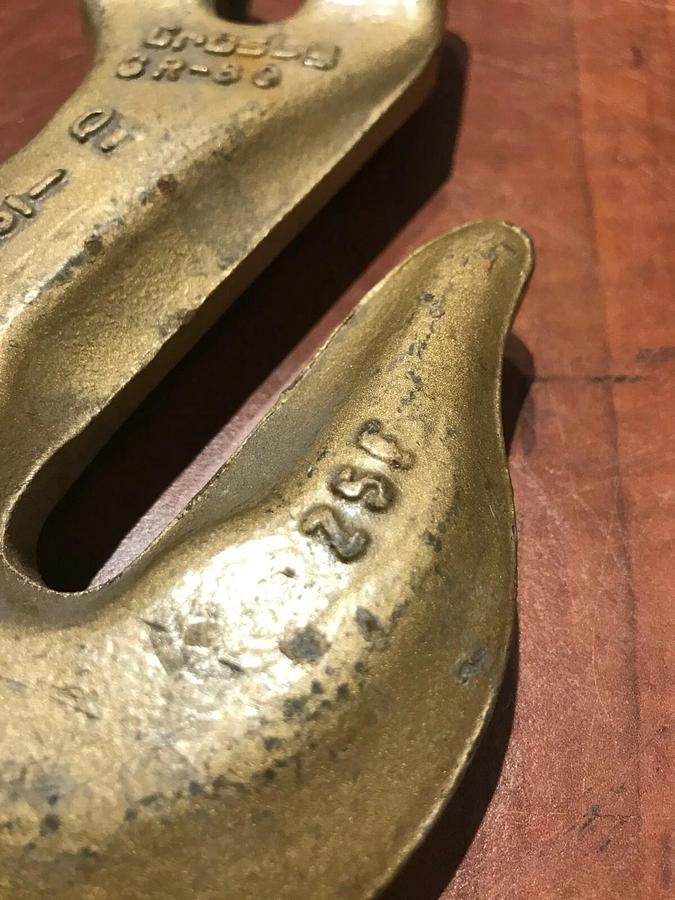 New 1/2" Crosby Clevis Grab Hook Grade 80 USA | WLL 12,000 lb.