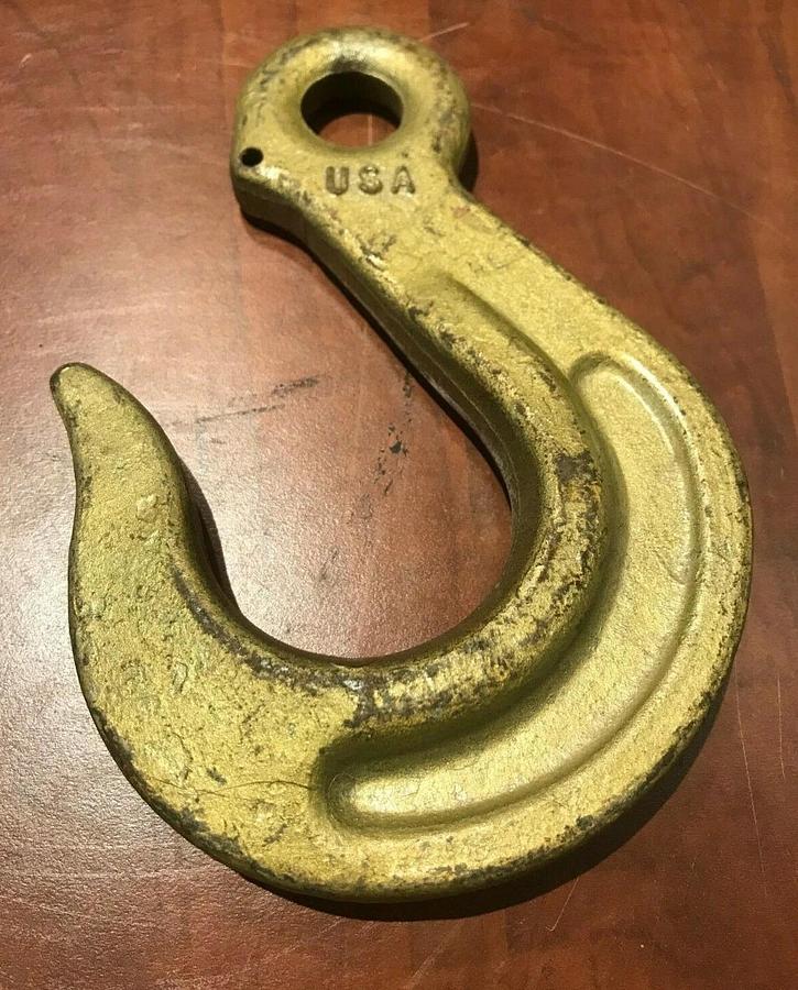 New 1/2" Crosby Foundry Lifting Rigging Eye Hook | 7,100 lbs. WLL