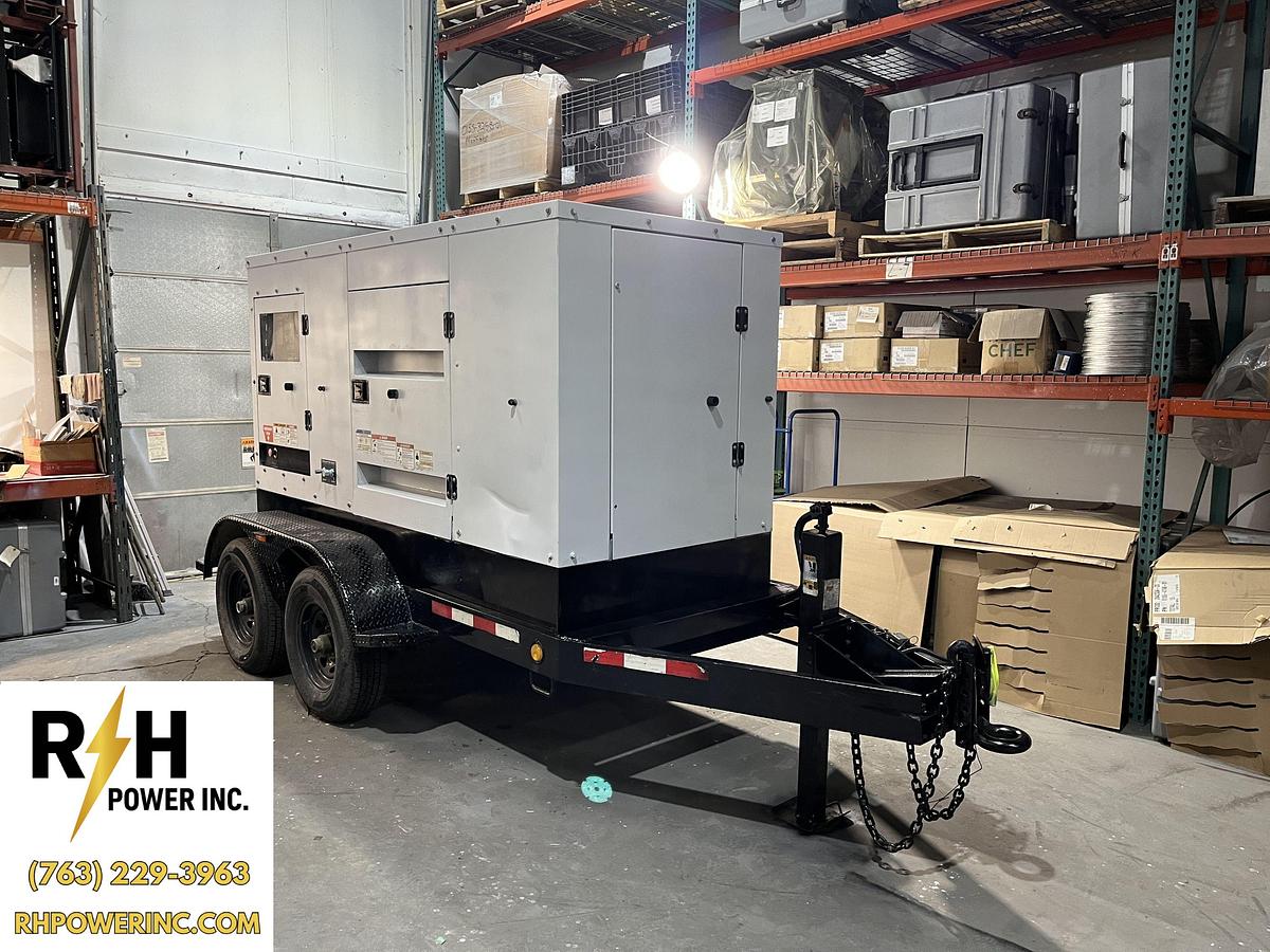 Refurbished 100kW Cummins C100D6R Mobile Diesel Generator S/N: F160974525 - New Engine!