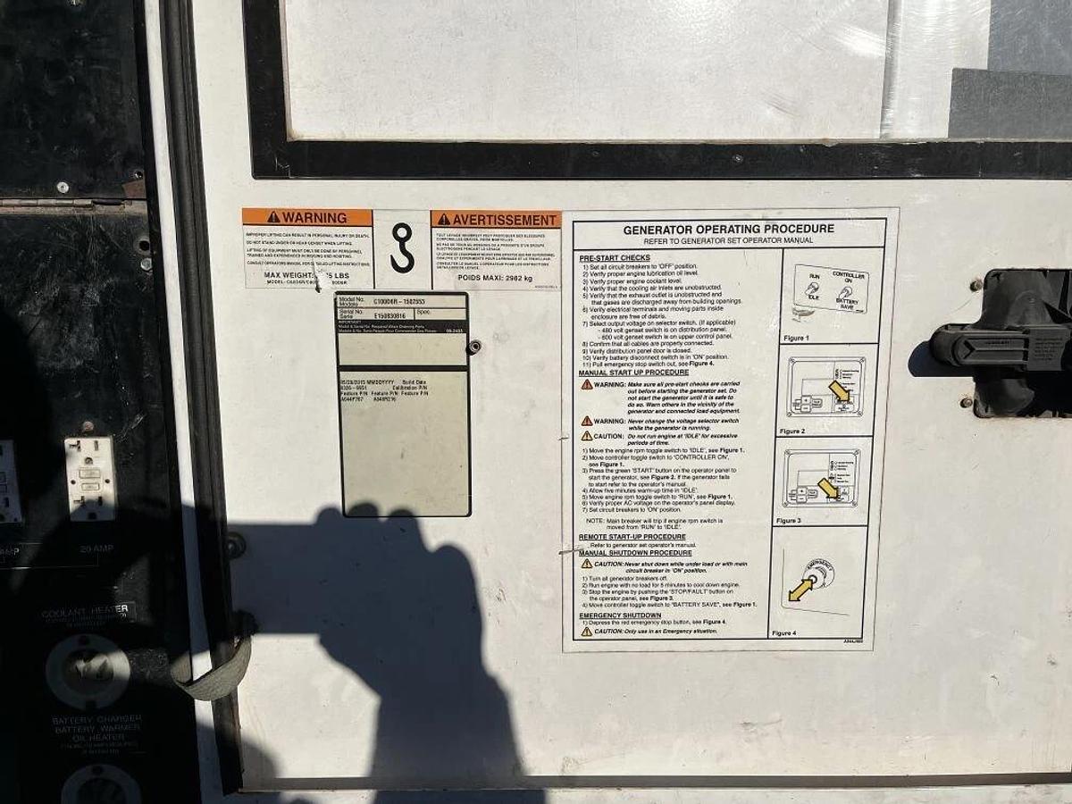 Used 100kw Cummins C100D6R Mobile Diesel Generator (New Cummins Engine!) - E150830816