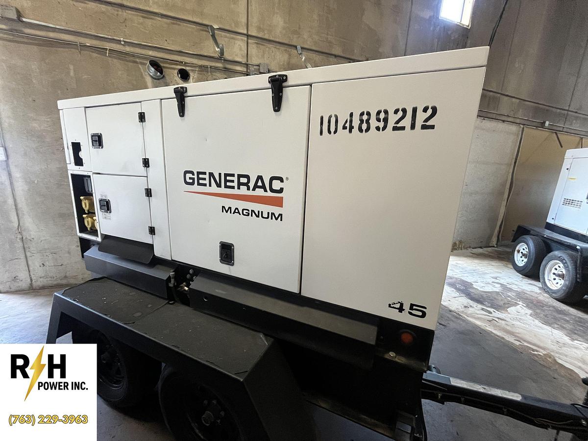 Used 45 kVA Generac MMG45IF4 Mobile Diesel Generator - S/N: 1602369
