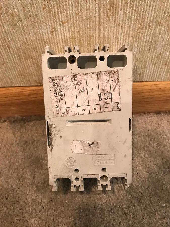Used 90 Amp ABB Sace Tmax T1N Circuit Breaker | 600V, 3 Pole, 60Hz