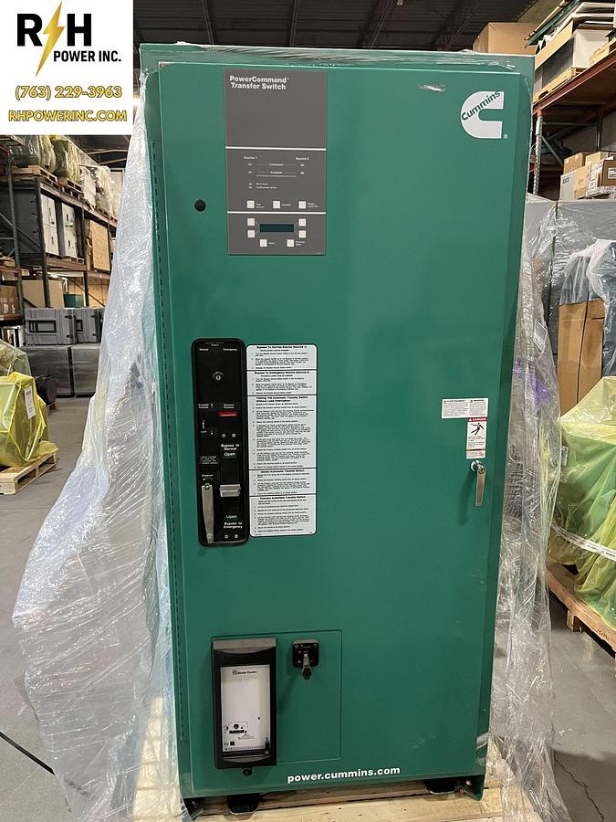 225A | 480V | Cummins BTPCB Bypass Automatic Transfer Switch | Spec. A | s/n I21M978608