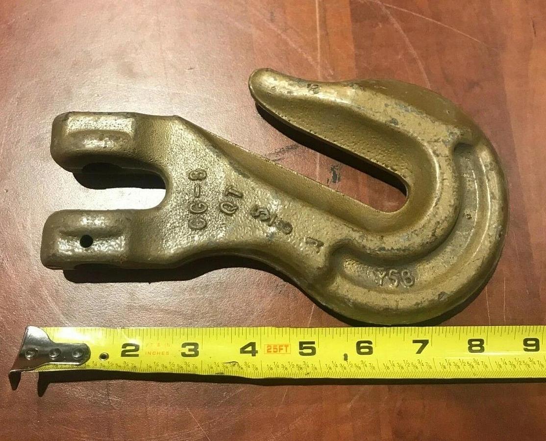 New Crosby 5/8" Clevis Grab Hook Grade 80 | 18,100 Lbs. WLL A-338 1027695