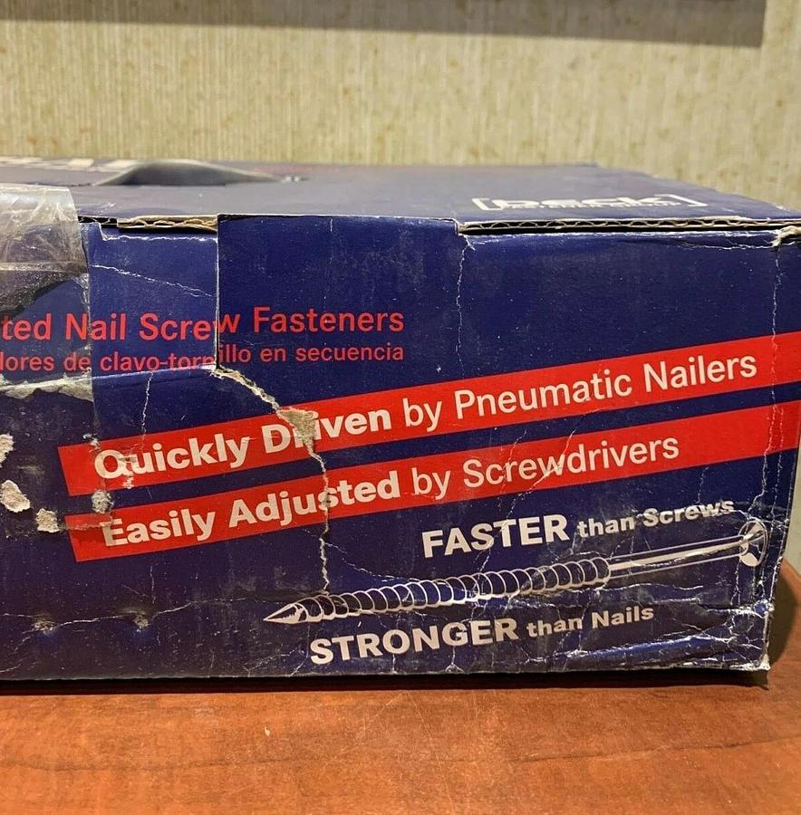Scrail Fasco Collated Nail Screw Fasteners 1 3/8" Plastic Sheet Coil (1200 Pack)