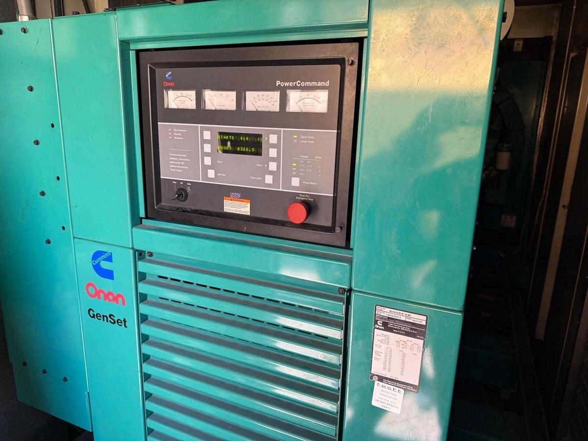 Used 600kW Cummins DFGB Stationary Diesel Generator - L960625814