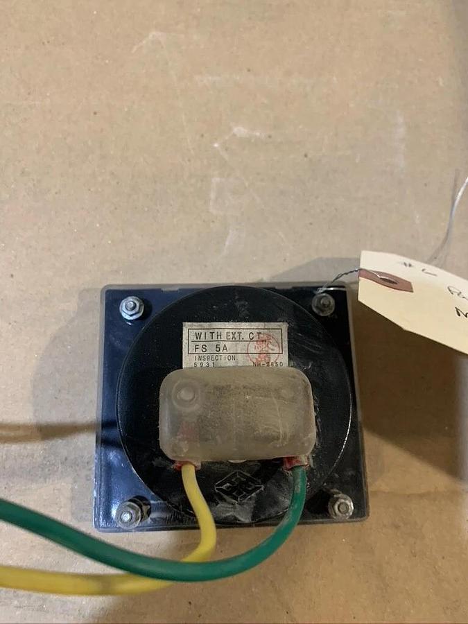 Used Mulitquip Toyo Keiki AC Amp Ammeter Panel Meter | P/N: 0601808992 DCA225SSJU