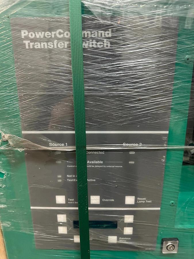 Used 400A Cummins OTPCSEC Automatic Transfer Switch Service Entrance - L17M292441