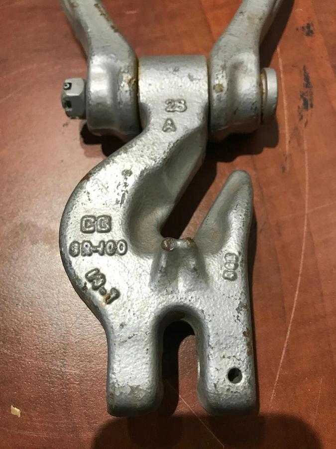 New Crosby A-1361 Eliminator 1/4" Single Grab Hook | 4,300 lbs. 1049797 GR 100