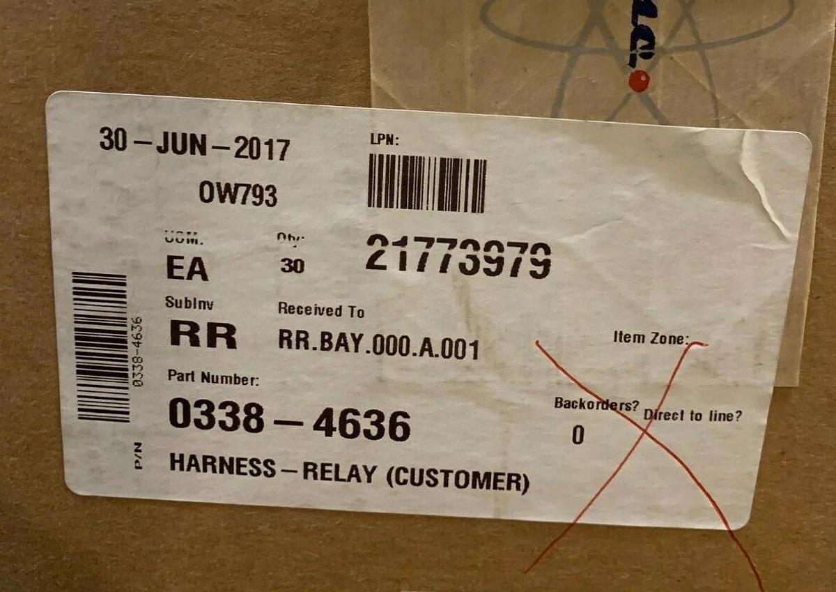 Used New Genuine OEM Cummins GGDG Wiring Harness | P/N: 338-4636