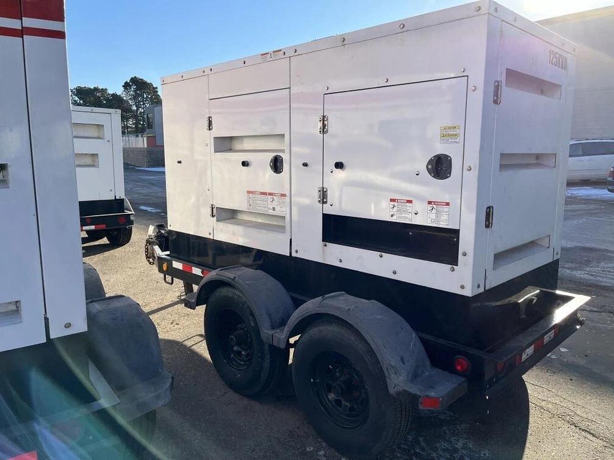 Used 100kw Cummins C100D6R Mobile Diesel Generator (New Cummins Engine!) - E150830816
