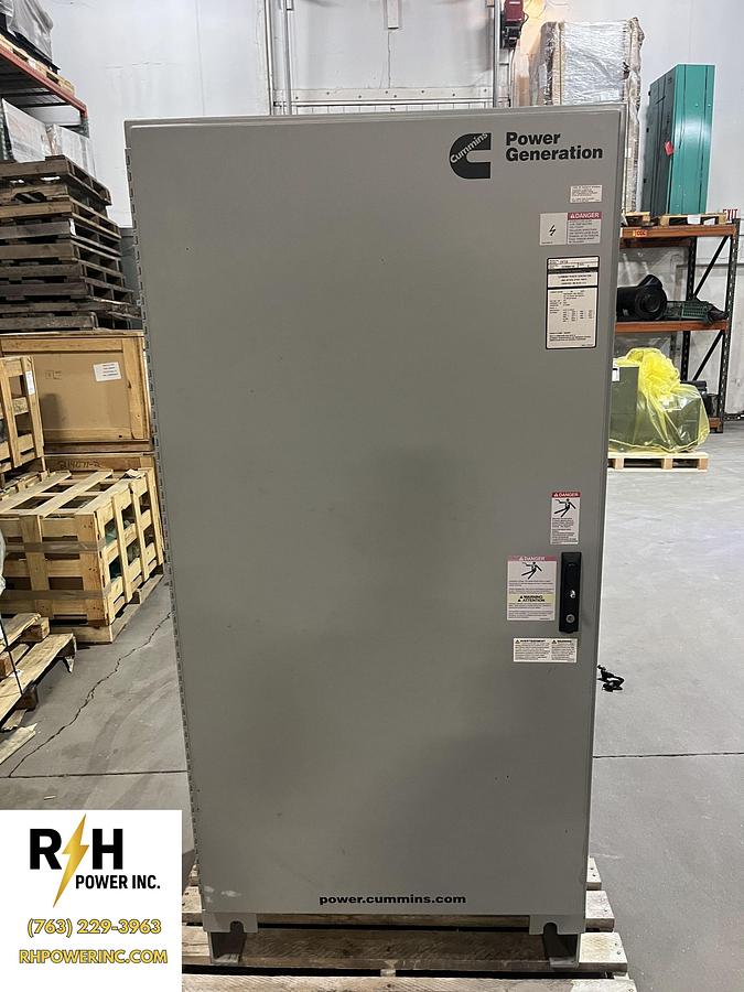 New 300 Amp 480VAC Cummins CXTC8 Spec. A Automatic Transfer Switch - S/N: C22M060166