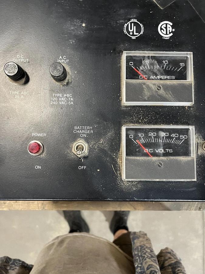 Used Used Kohler 120/240 VAC 26VDC Automatic Battery Charger - P/N: A-326767