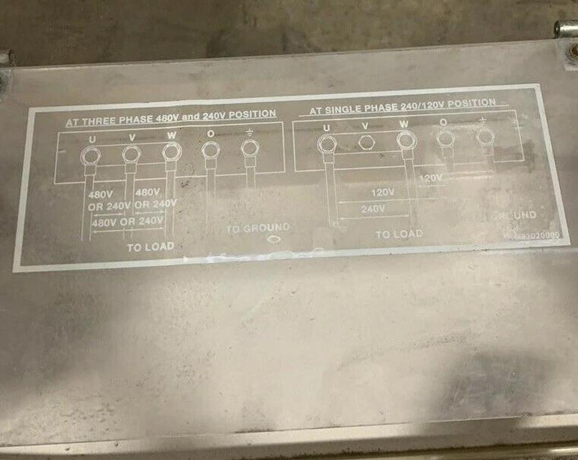 Used Multiquip 3-PHASE OUTPUT TERMINAL COVER DCA70SSJU4i | PN M2237100103 M3236100104