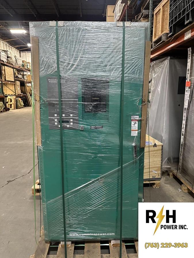 Used 400A Cummins OTPCSEC Automatic Transfer Switch Service Entrance - L17M292441